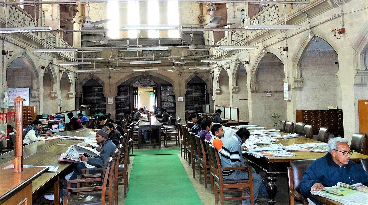 Interiors of the Allahabad Public Library